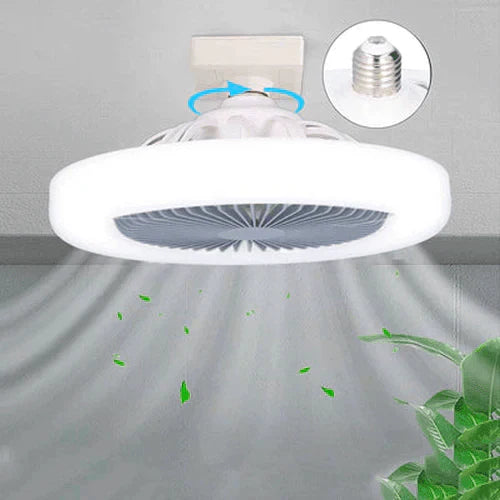Ventilador Inteligente TurboMax™ 2 en 1 con Luz LED | Súper Potente y Recargable 🔥