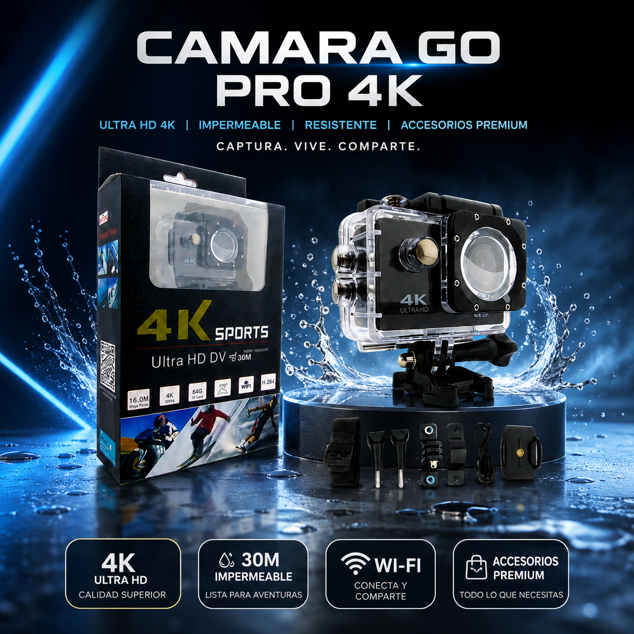 🔥 OFERTA ESPECIAL — GOPRO 4K + FUNDA ULTRARRESISTENTE GRATIS | PARA FAMILIAS QUE AMAN CREAR RECUERDOS